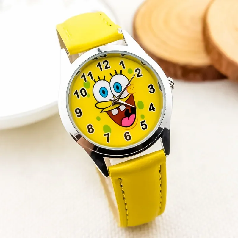 Kids Toys Kitchen - 만화 스폰지밥 어린이용 쿼츠 손목시계 패트릭
