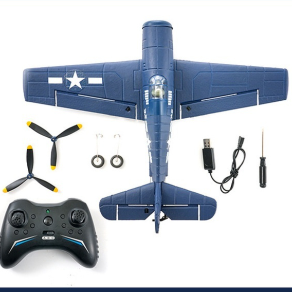 Kids' Toys Channel - Fx9503 RC 비행기 F6F 헬캣 전투기
