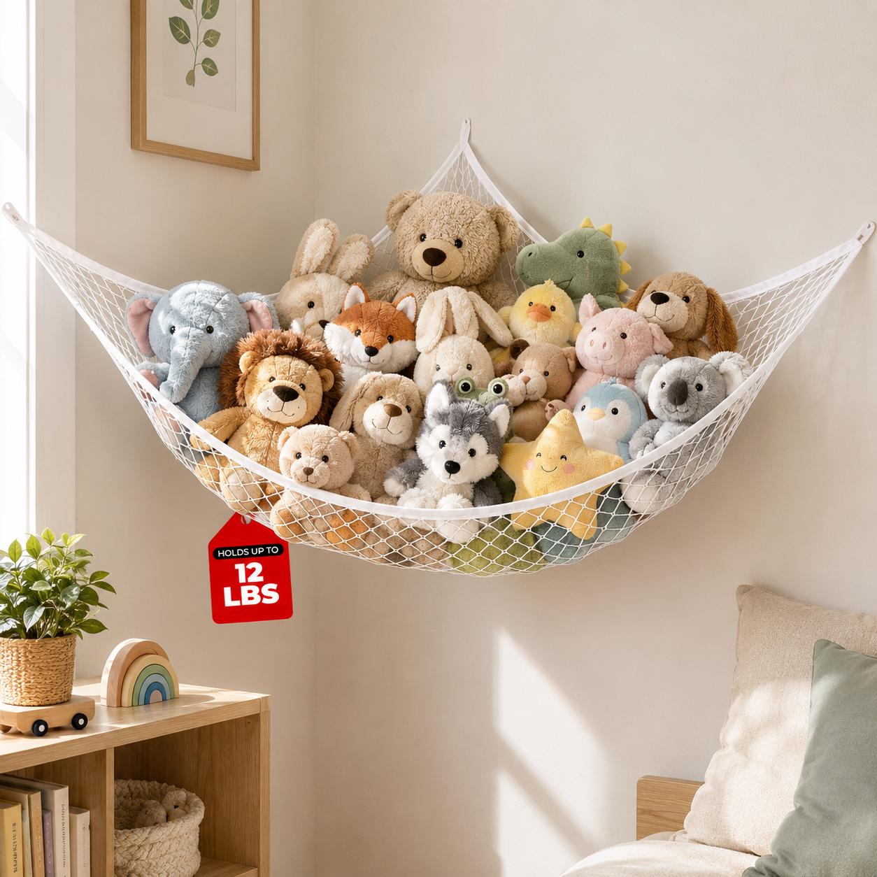 Kids' Toys - 메쉬 장난감 보관 해먹 걸이형 봉제인형