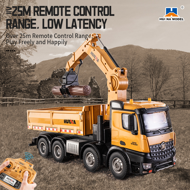 Kids' Toys Channel - Huina 1538 RC 덤프 트럭 1:14