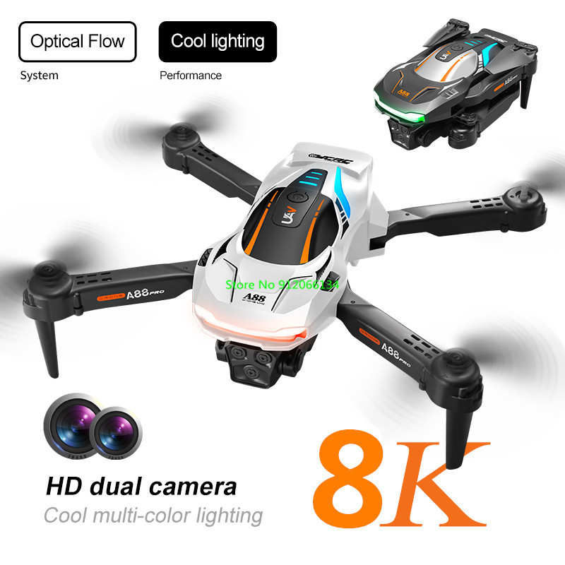 8K 항공 촬영 광학 흐름 위치 지정 FPV RC 드론 - Kids Toys Helicopter 리뷰 및 가격