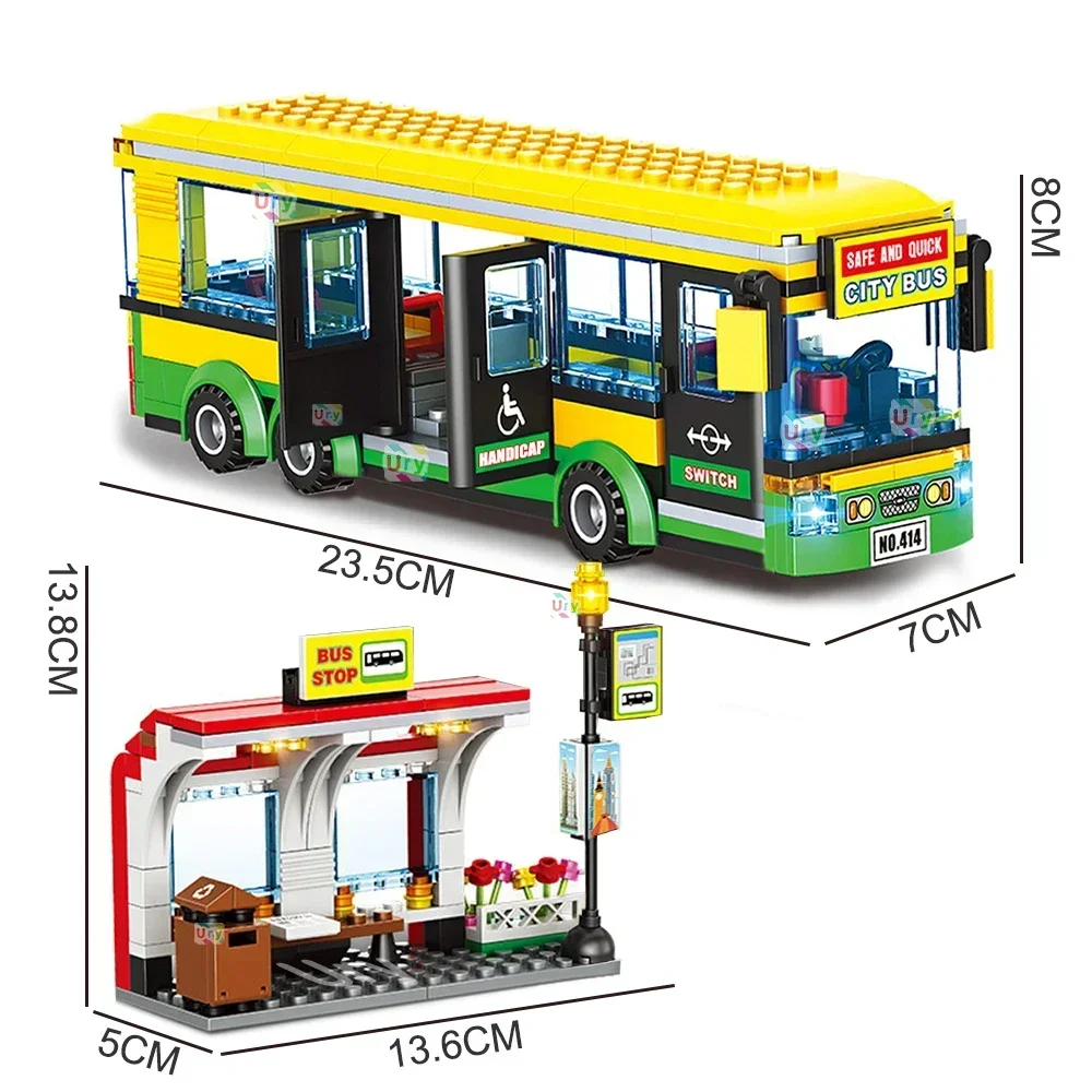 버스 도시 영국 런던 노란색 여객 학교 버스 정류장 빌 - Kids Toys Uk 리뷰 및 가격