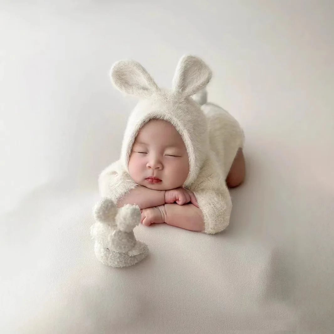 신생아 사진 소품 니트 복장 토끼 인형 아기 코스프레  - Kids Toys New Born 리뷰 및 가격