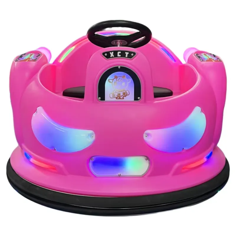 어린이와 성인을 위한 화려한 조명의 핑크색 전기 범퍼카 - Kids Toys Manufacturers 리뷰 및 가격