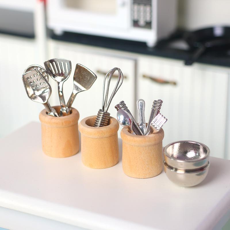 미니어처 주방용품 세트 1:12 스케일 인형의 집 조리 - Play Kitchen Set 리뷰 및 가격