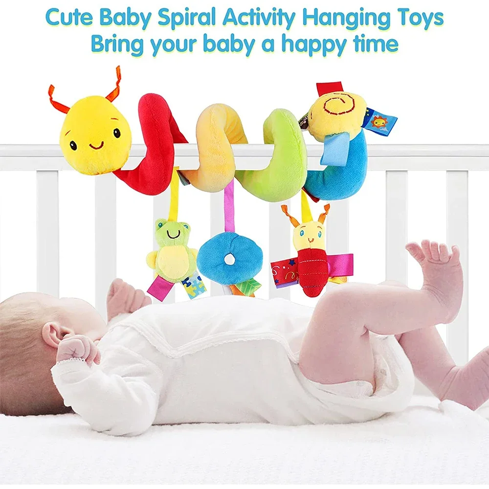 나선형 유모차 장난감 신생아 플러시 걸이형 아기 부드러 - Kids Toys New Born 리뷰 및 가격