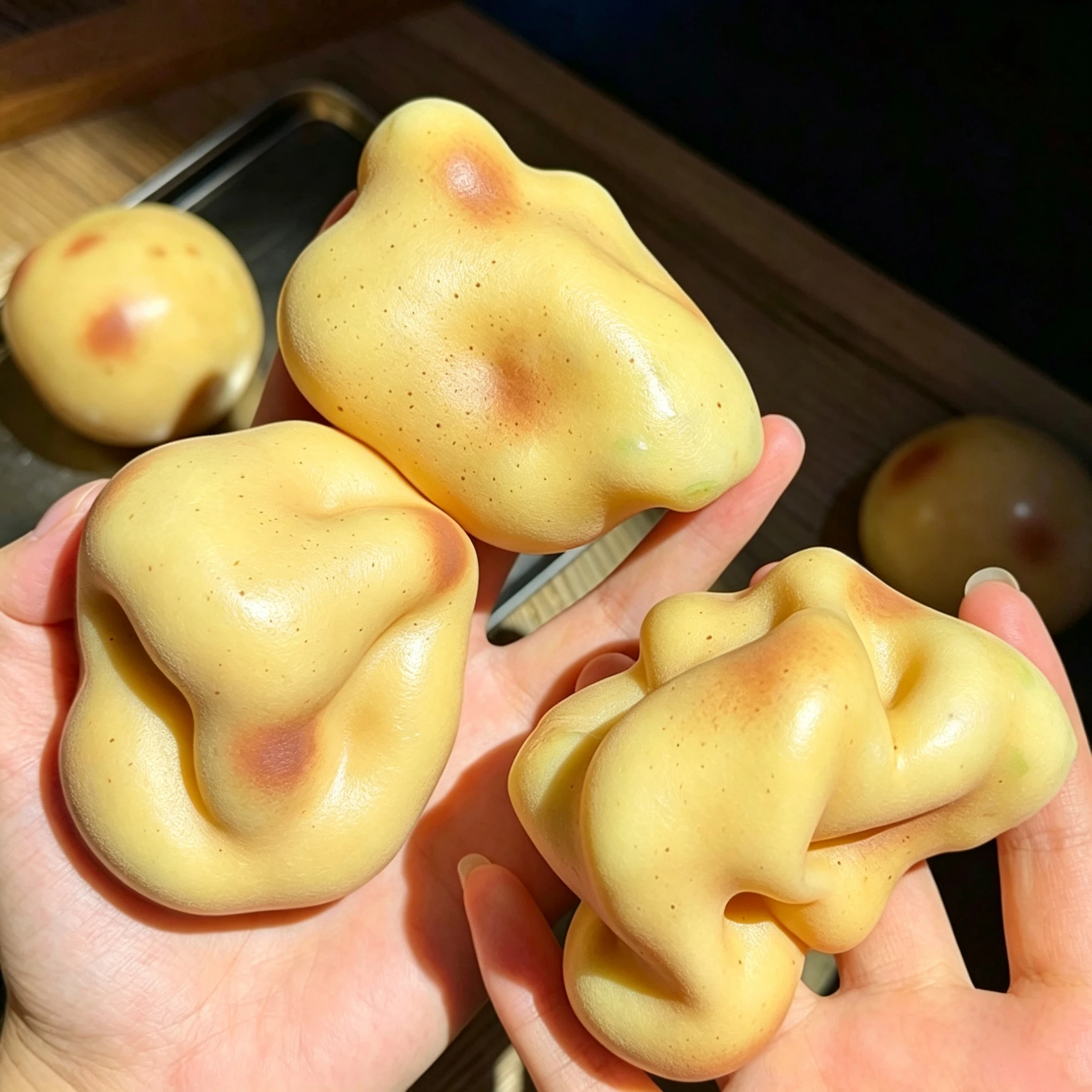 바삭바삭한 감자 모양 스트레스볼 ASMR 피젯 토이 수 - Kids' Toys 리뷰 및 가격