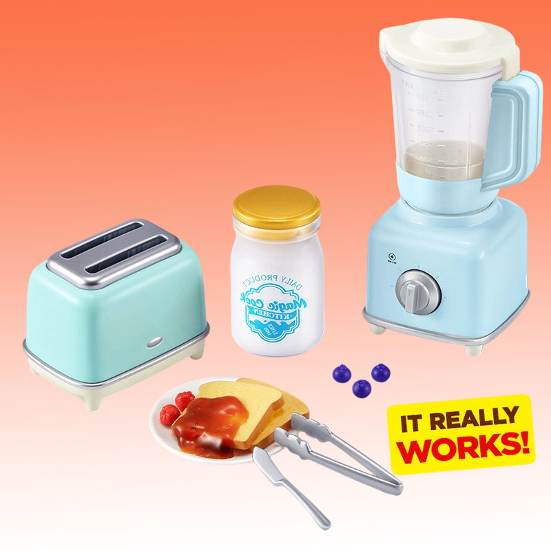 주루 미니 브랜드 매직 쿡 키친 시리즈 미니 가전 블라 - Play Kitchen Set 리뷰 및 가격
