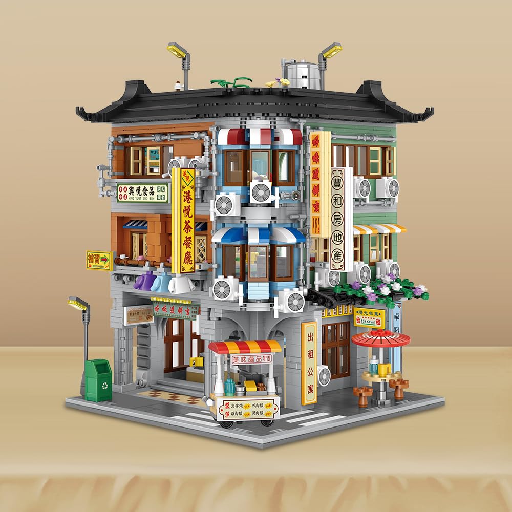 성인 MOC 모듈식 빌딩 블록 세트, 상업용 코너 빌딩 - Kids Toys Hong Kong 리뷰 및 가격