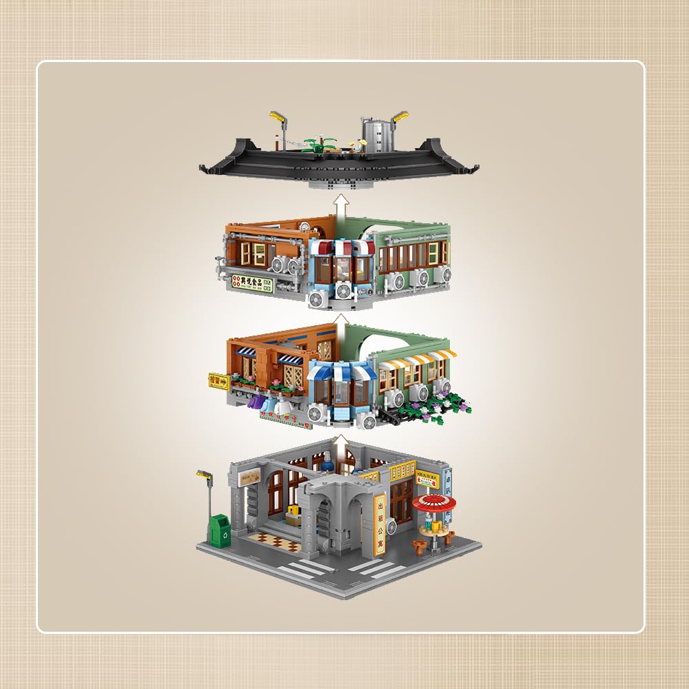 성인 MOC 모듈식 빌딩 블록 세트, 상업용 코너 빌딩 - Kids Toys Hong Kong 리뷰 및 가격