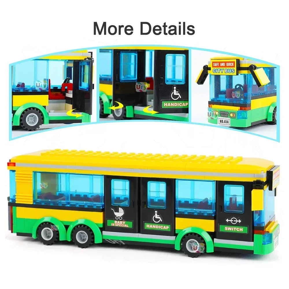 버스 시티 영국 런던 노란색 승객 스쿨버스 스테이션 빌 - Kids Toys Uk 리뷰 및 가격