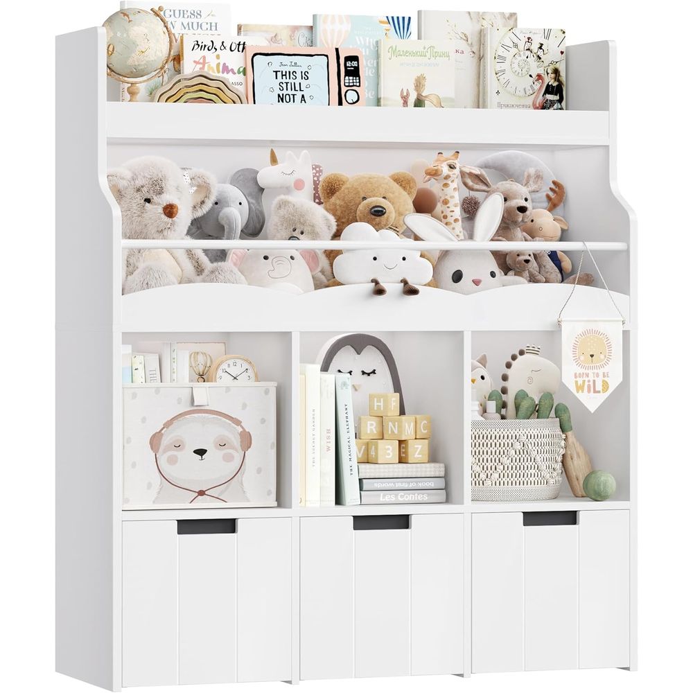 어린이 장난감 수납 정리함 겸 책꽂이, 다기능 책꽂이와 - Kids' Toys 리뷰 및 가격