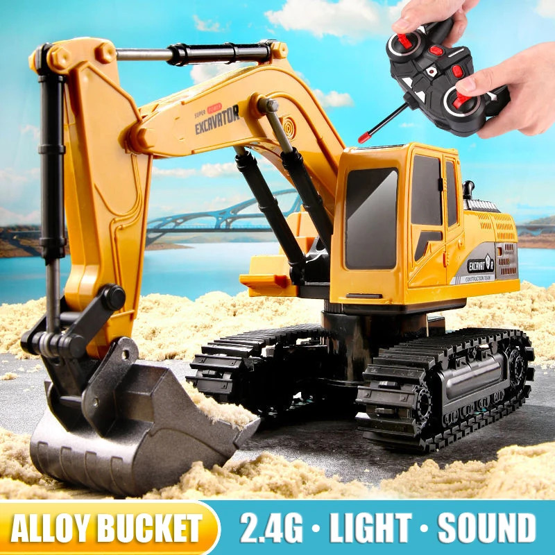 RC 굴착기 2.4GHz 6채널 1:24 RC 엔지니어 - Kids' Toys Channel 리뷰 및 가격