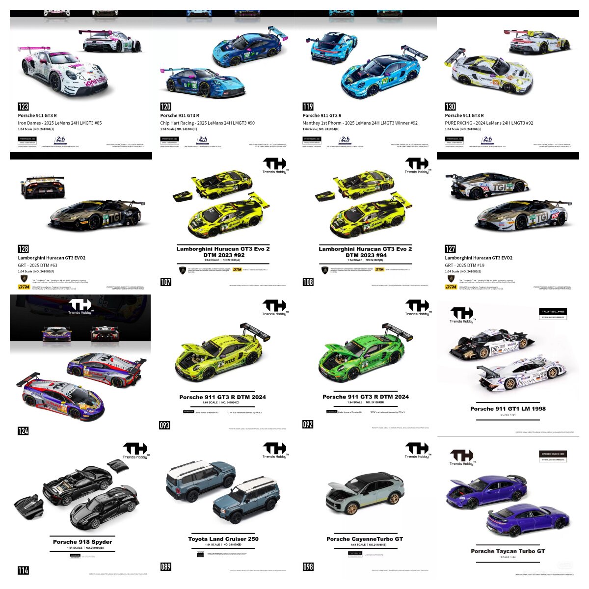 TH 1/64 포르쉐 911 GT3 R 르망 24시간  - Kids Toys Young 리뷰 및 가격