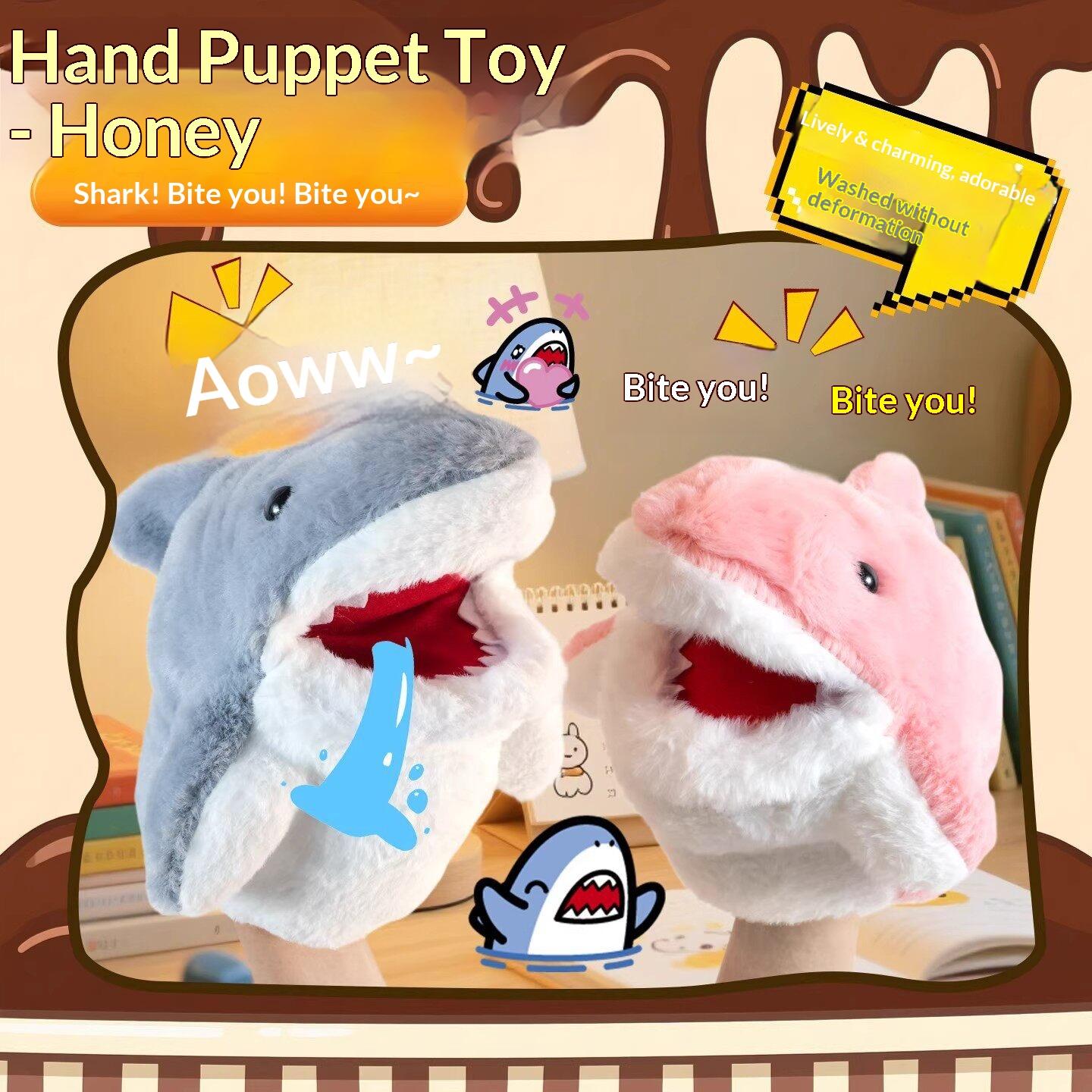 상어 손인형 봉제상어 팔 장갑 장난감 재미있는 인터랙티 - Kids Toys Young 리뷰 및 가격