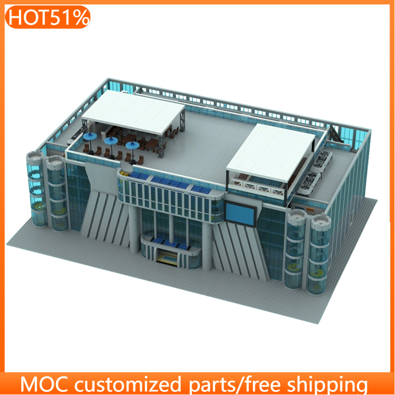 17446 PCS 컨스트럭션 몰 MOC 맞춤형 모듈식  - Kids Toys Mall 리뷰 및 가격