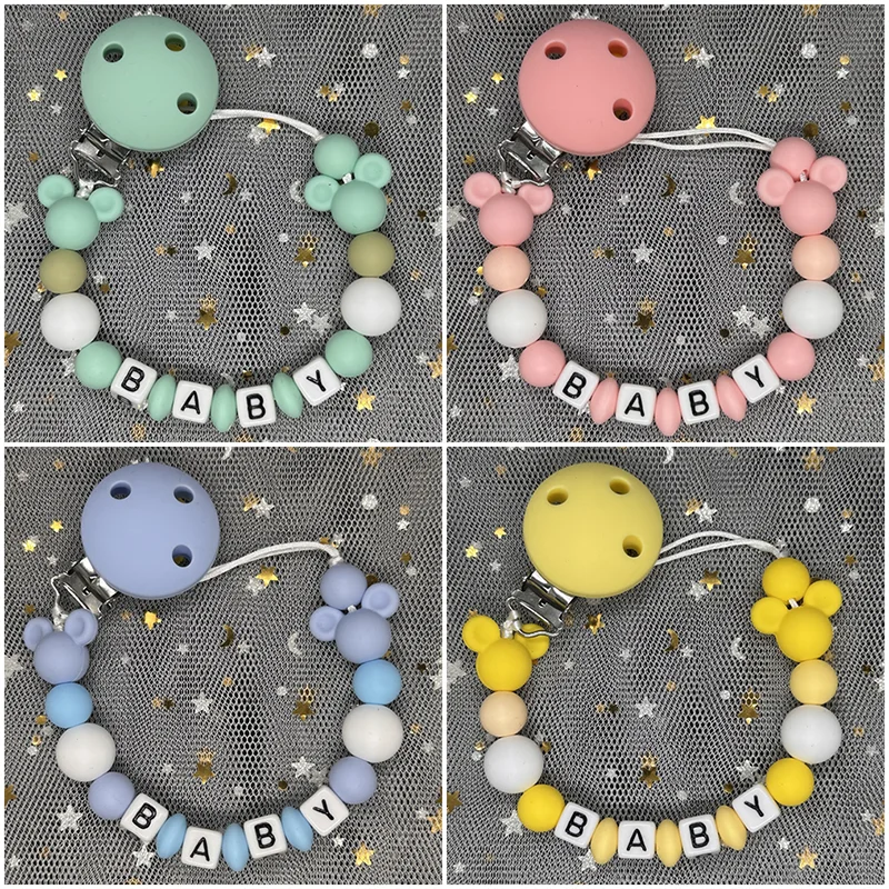 아기 공갈젖꼭지 클립 개인 맞춤 이름 공갈젖꼭지 홀더  - Kids Toys New Born 리뷰 및 가격