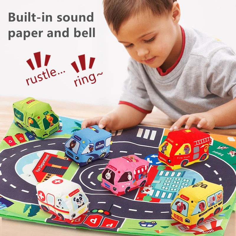 부드러운 자동차 장난감 세트, 놀이 매트 및 9 개 차 - Kids Toys 3 Year Old 리뷰 및 가격