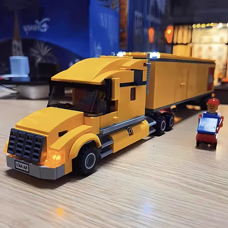 기술용 노란색 배송 운송 트럭 ‌ ‌   60440 빌 - Kids Toys Delivery Today 리뷰 및 가격