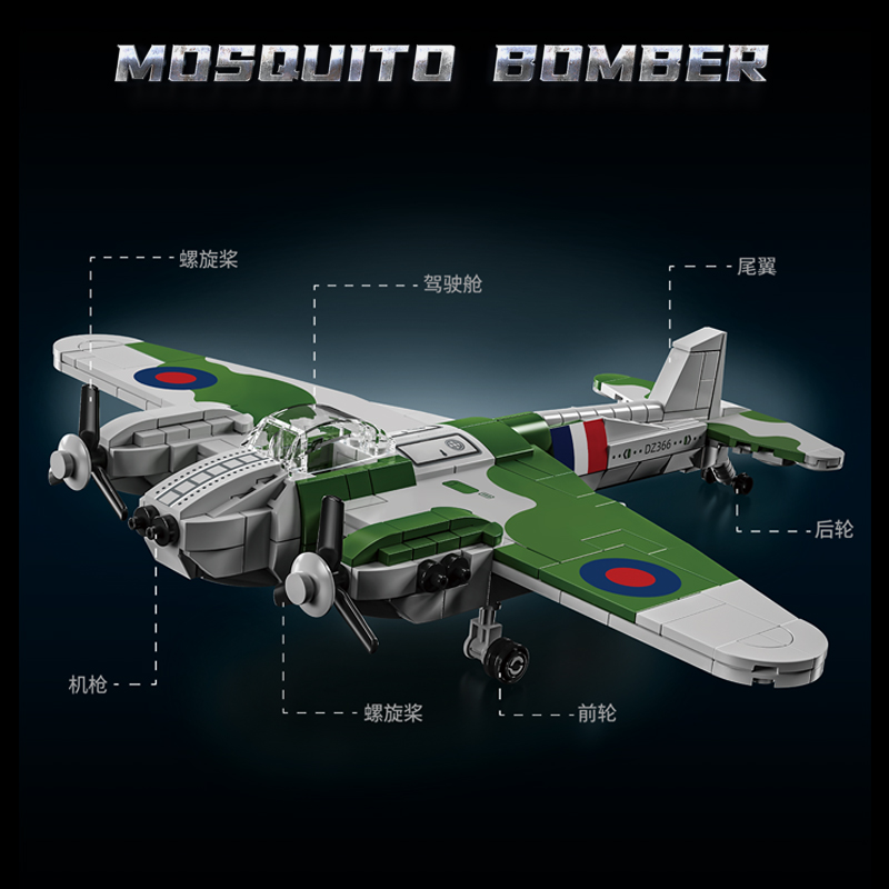 영국 군사 WW2 De Havilland 모기 공기 전 - Kids Toys Uk 리뷰 및 가격