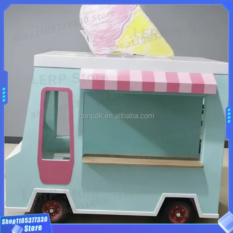 어린이를 위한 바퀴 달린 나무 아이스크림 카트 장난감, - Kids Toys Mall 리뷰 및 가격