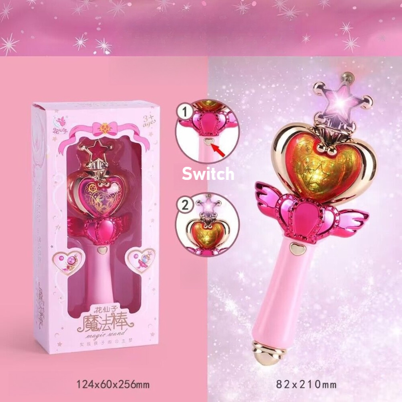 요정 마술 지팡이 빛나는 음악 효과 장난감 귀여운 달  - Kids Toys 3 Year Old 리뷰 및 가격