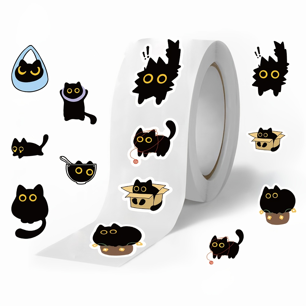 500Pcs 만화 고양이 롤 스티커 DlY 파티 기타  - Kids Toys Names 리뷰 및 가격
