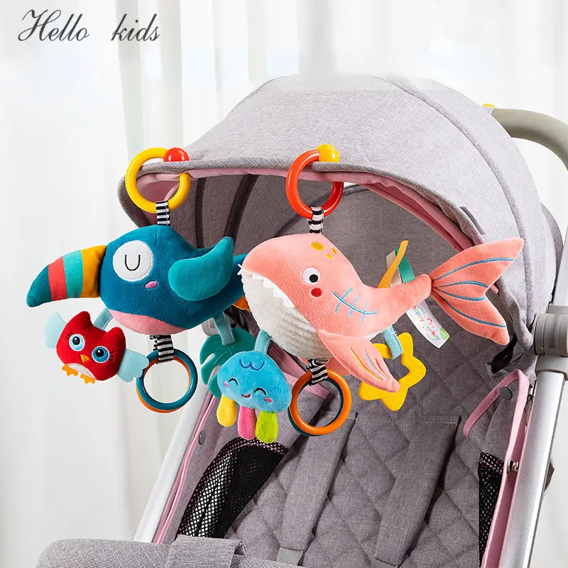 신생아 유아 부드러운 플러시 장난감 Teether 딸랑 - Kids Toys New Born 리뷰 및 가격