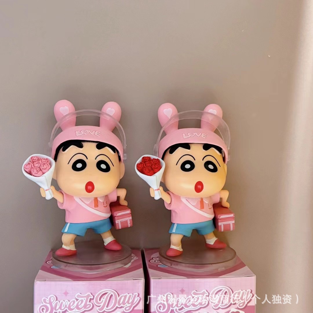 새로운 13cm 크레용 신짱 애니메이션 피규어 꽃 배달 - Kids Toys Delivery Today 리뷰 및 가격
