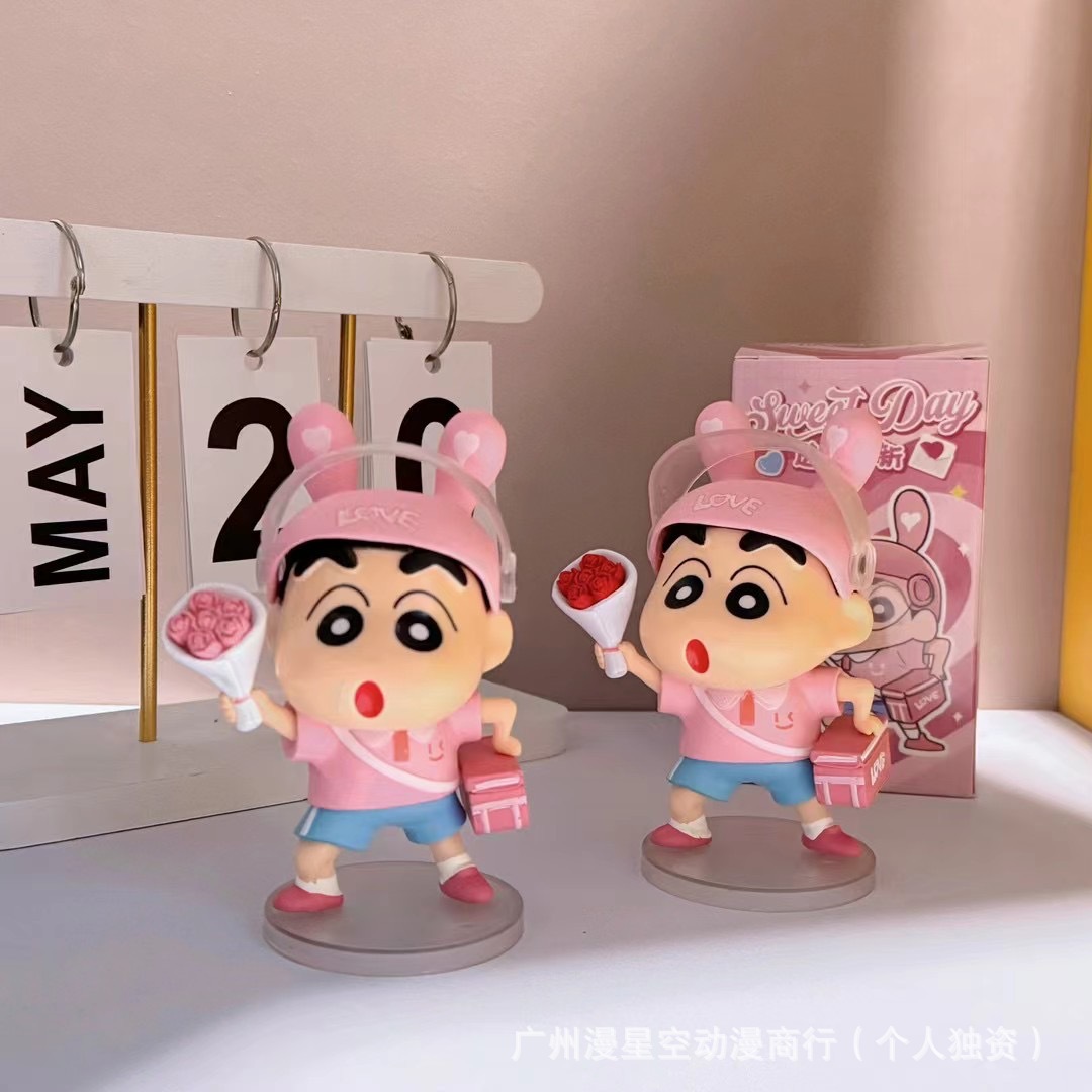 새로운 13cm 크레용 신짱 애니메이션 피규어 꽃 배달 - Kids Toys Delivery Today 리뷰 및 가격