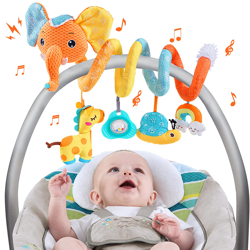 자동차 좌석 장난감 유아 색상 코끼리 유모차 스트레치  - Kids Toys New Born 리뷰 및 가격