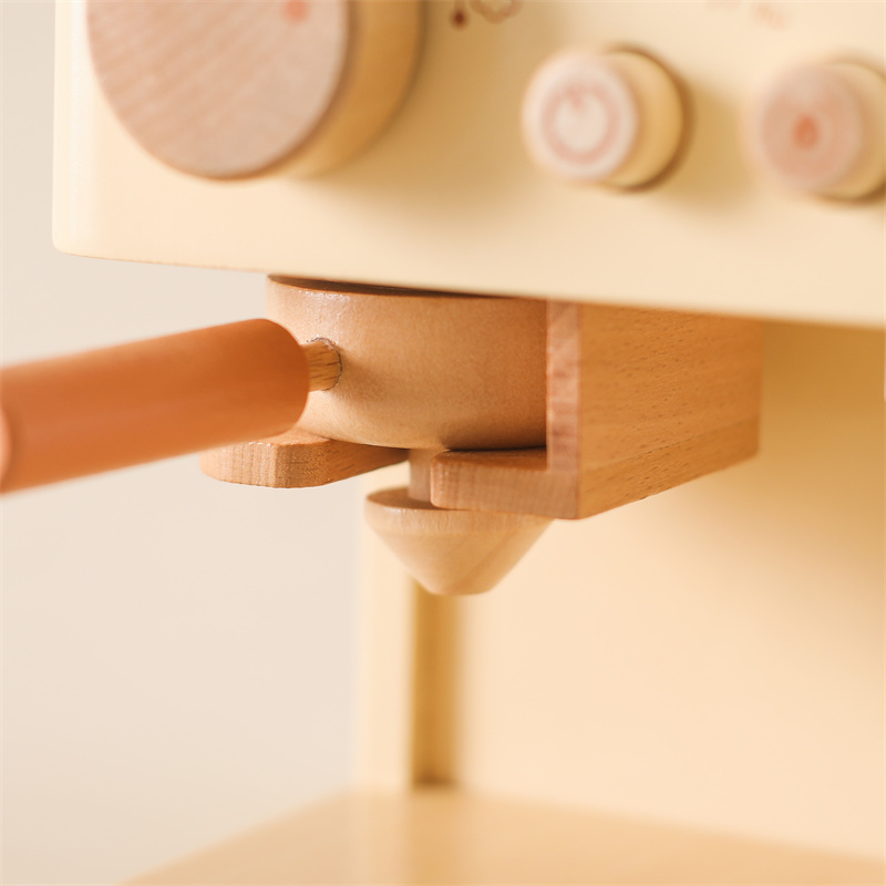어린이 나무 몬테소리 장난감 세트 어린이 커피 기계 주 - Play Kitchen Set 리뷰 및 가격